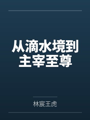 从滴水境到主宰至尊封面