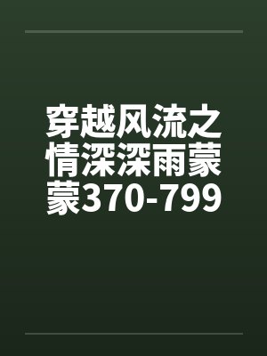 穿越风流之情深深雨蒙蒙370-799封面